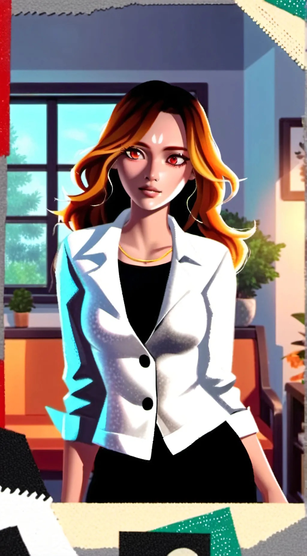 ai character: kim background