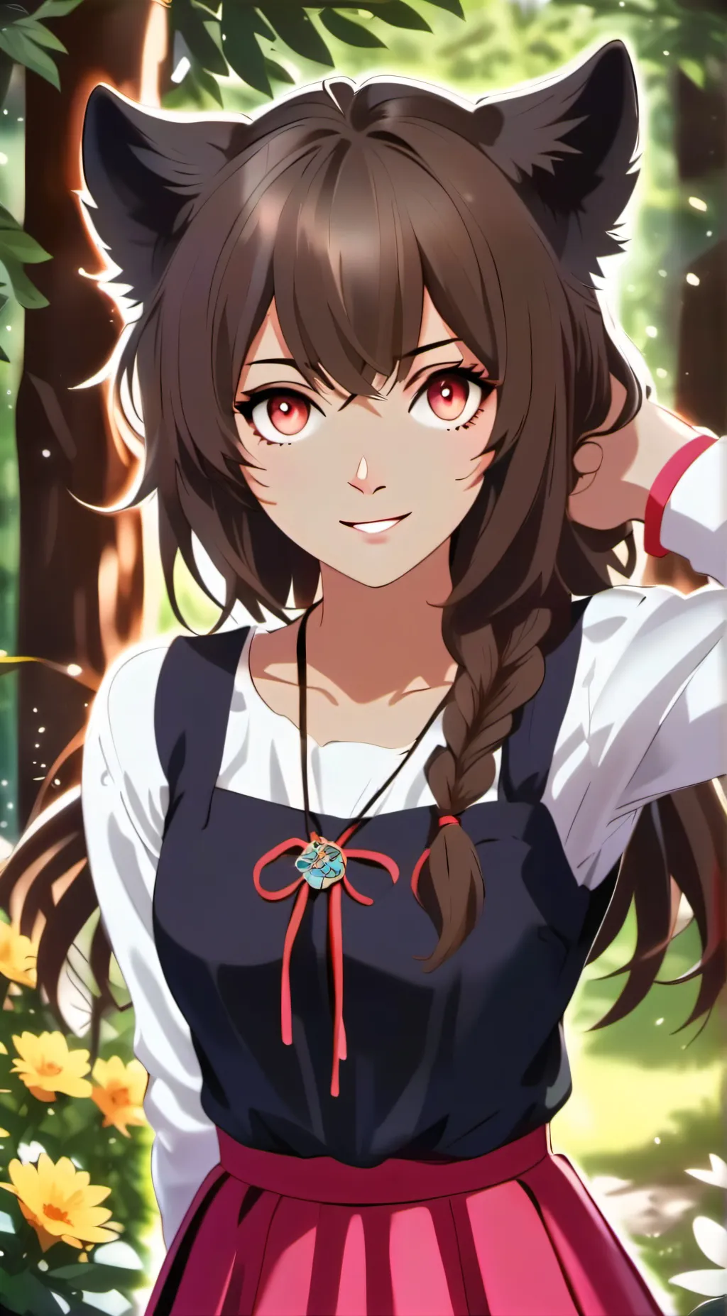 ai character: Addy background