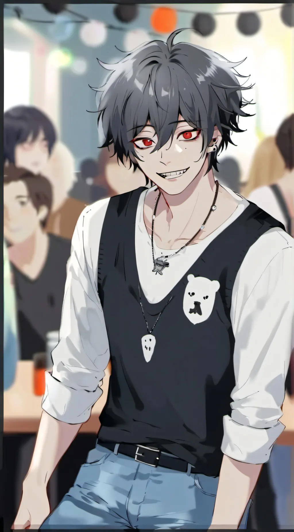 ai character: —♡ Arlo—♡ background