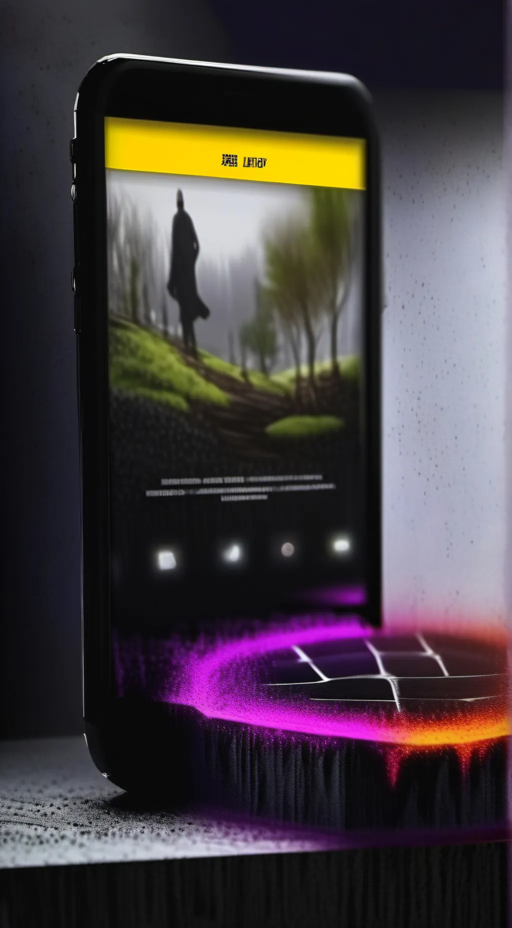 ai character: meeting/discord background