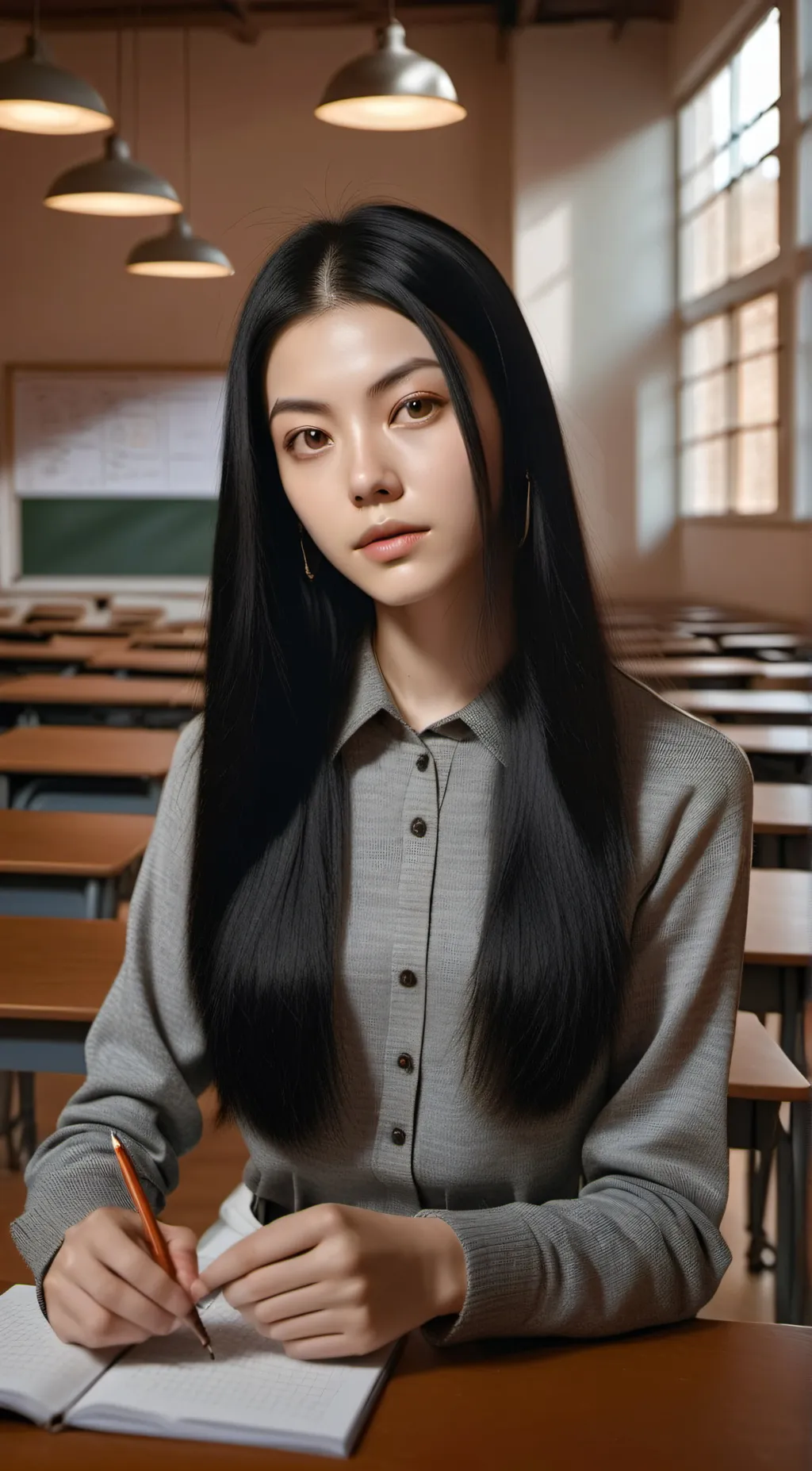 ai character: leah background