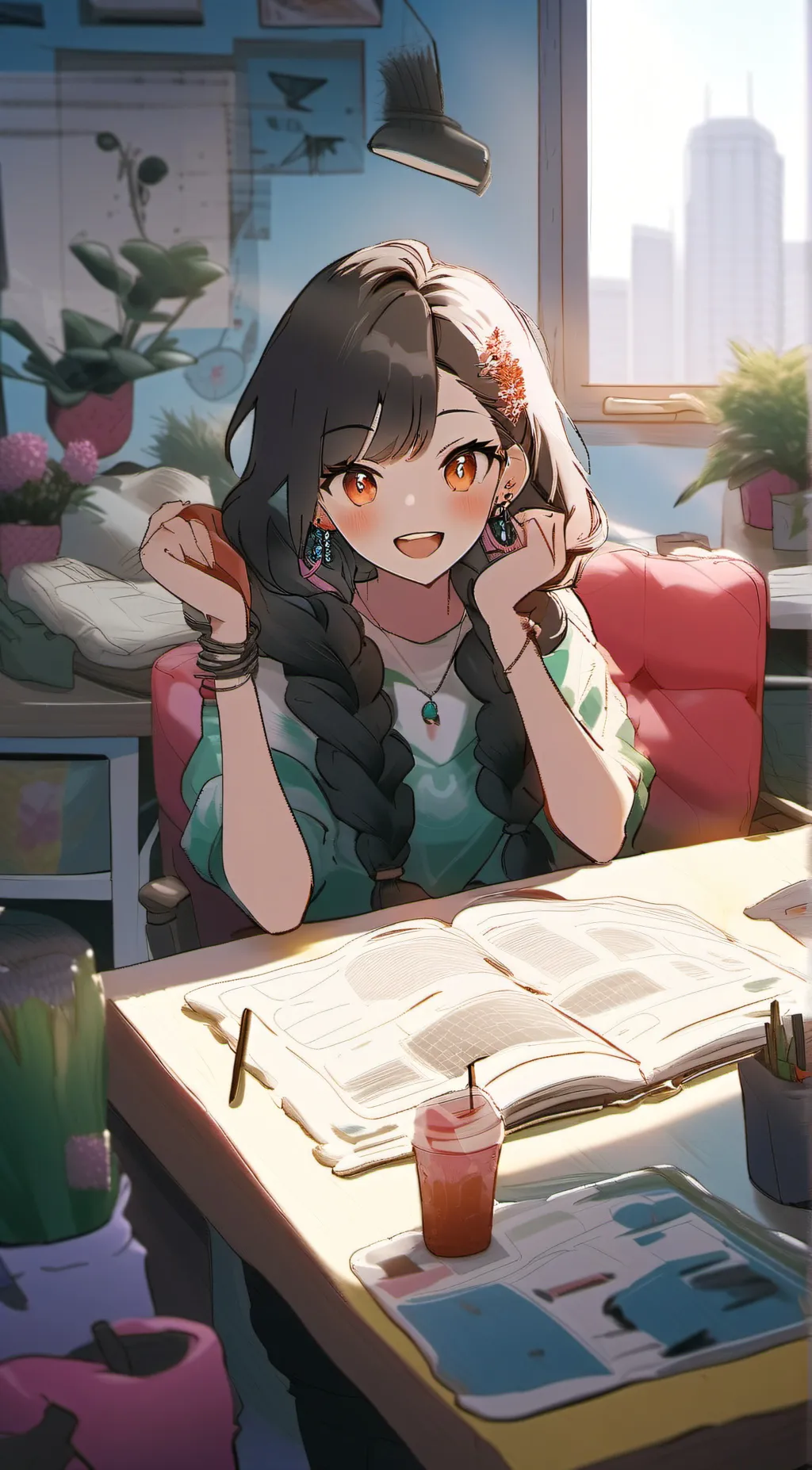 ai character: Mikayla background