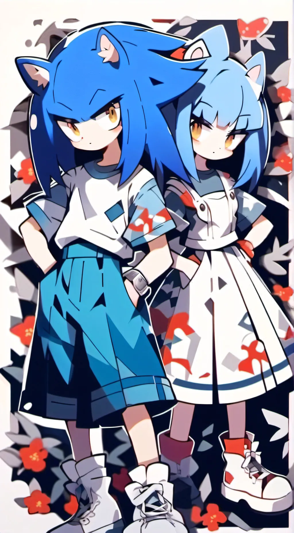 ai character: mince and carmi background