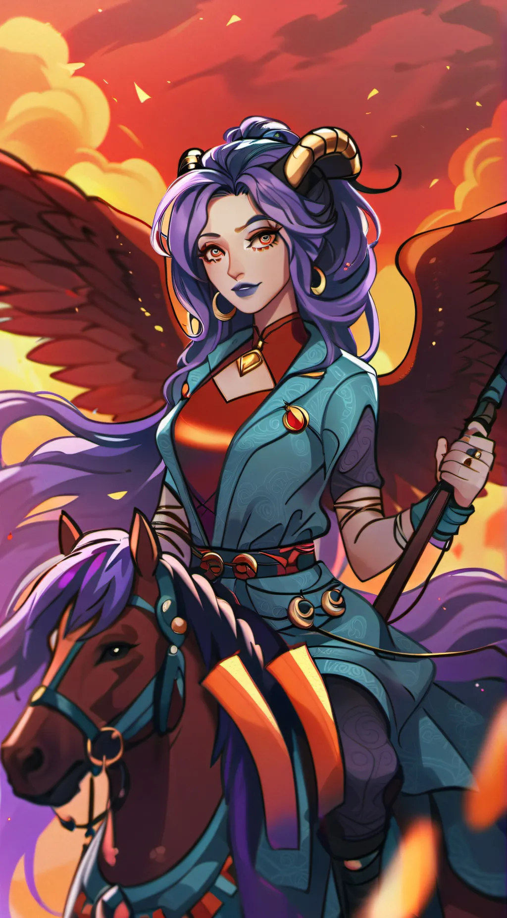 ai character: Mlp but mad background