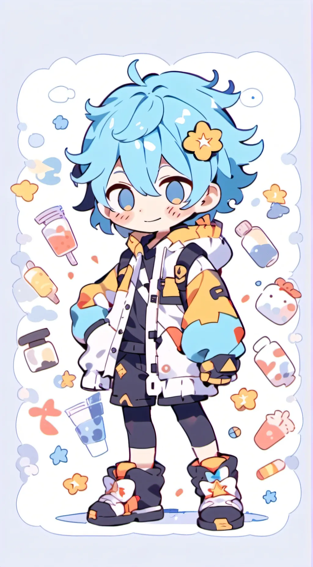 ai character: BB (fnf rp) background