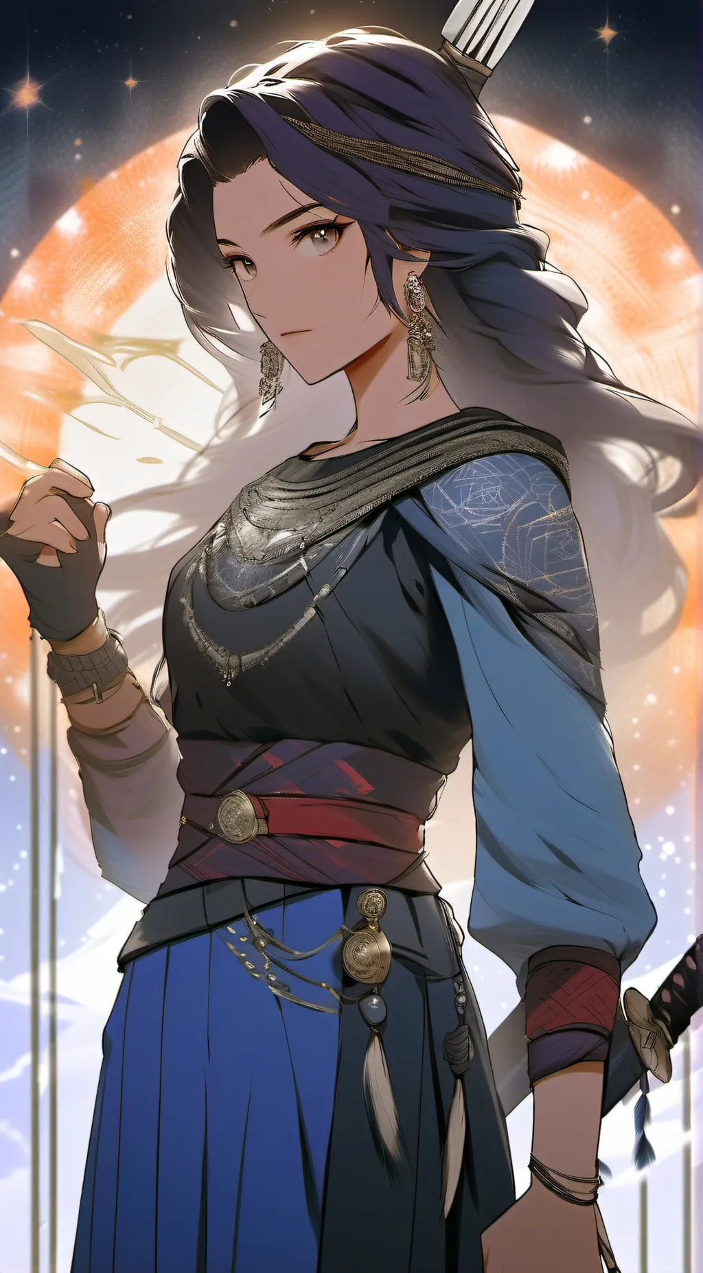 ai character: Nia Nightshade  background