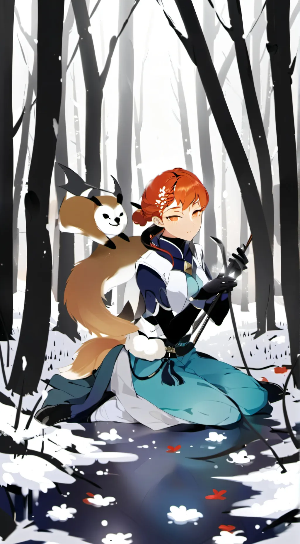 ai character: Ava  background