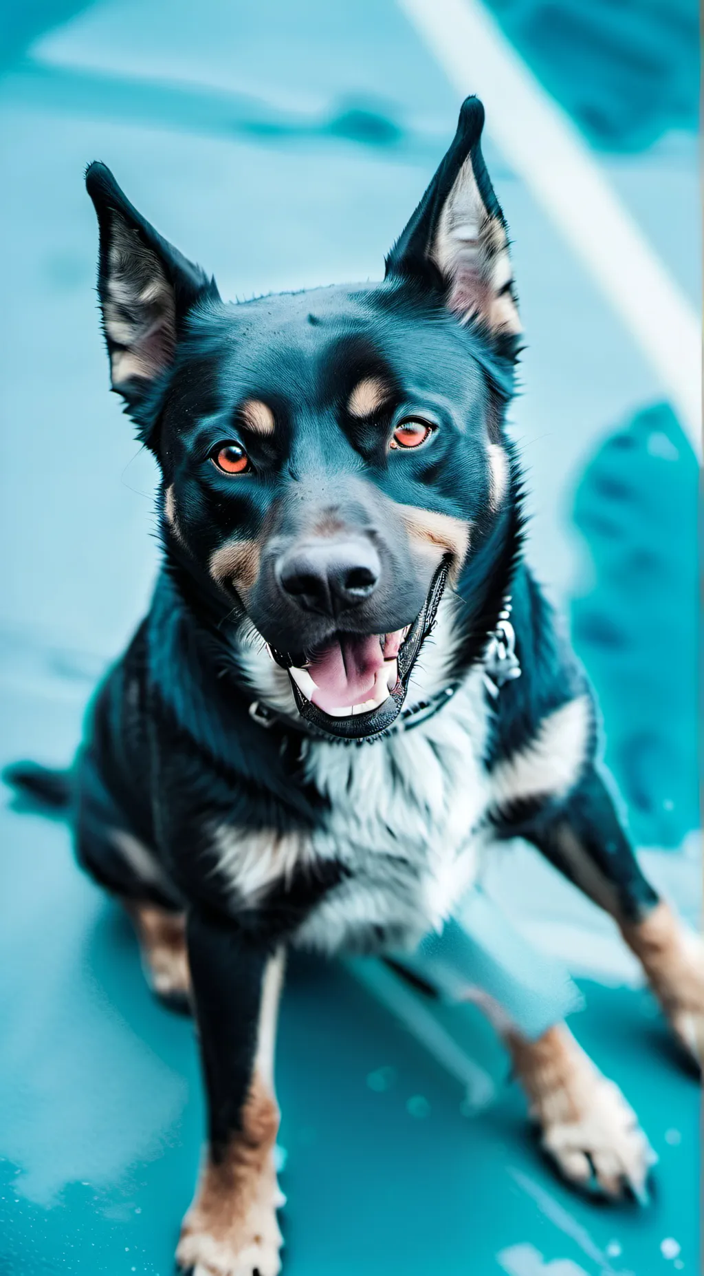 ai character: Ur brother dog  background