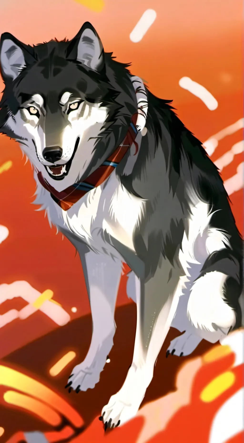 ai character: ash background