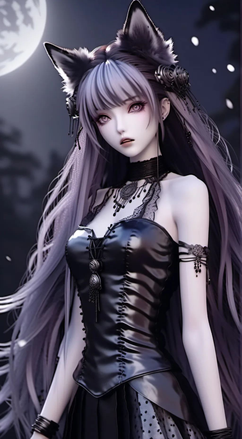 ai character: Luna background