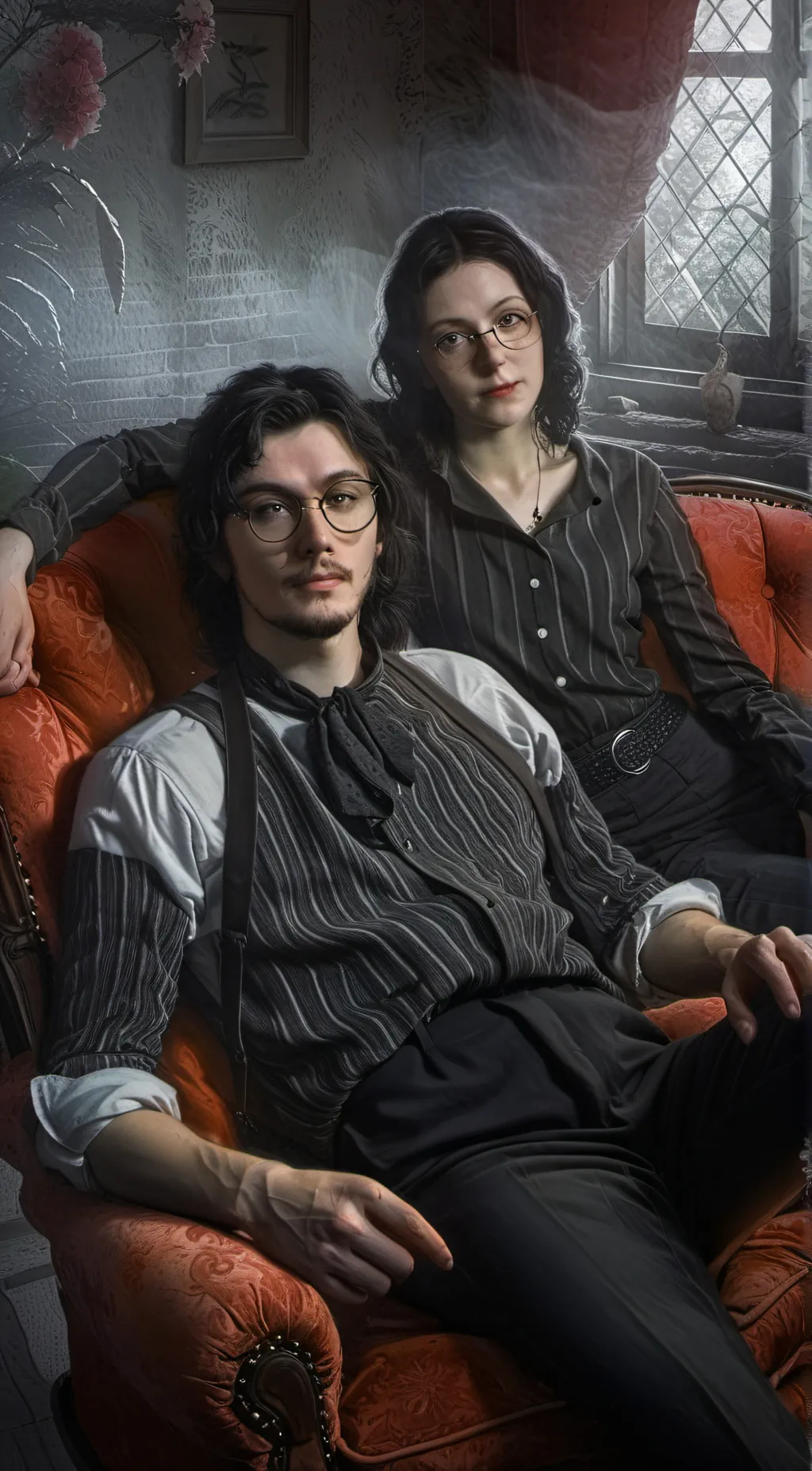 ai character: Solar and Lunar  background