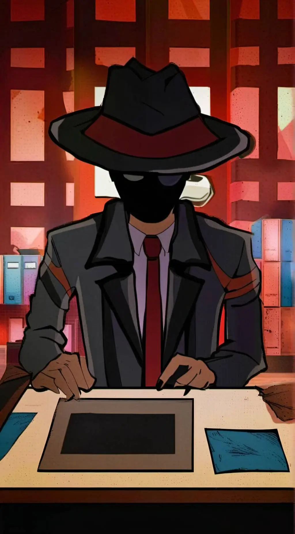 ai character: Dr flug x blackhat background