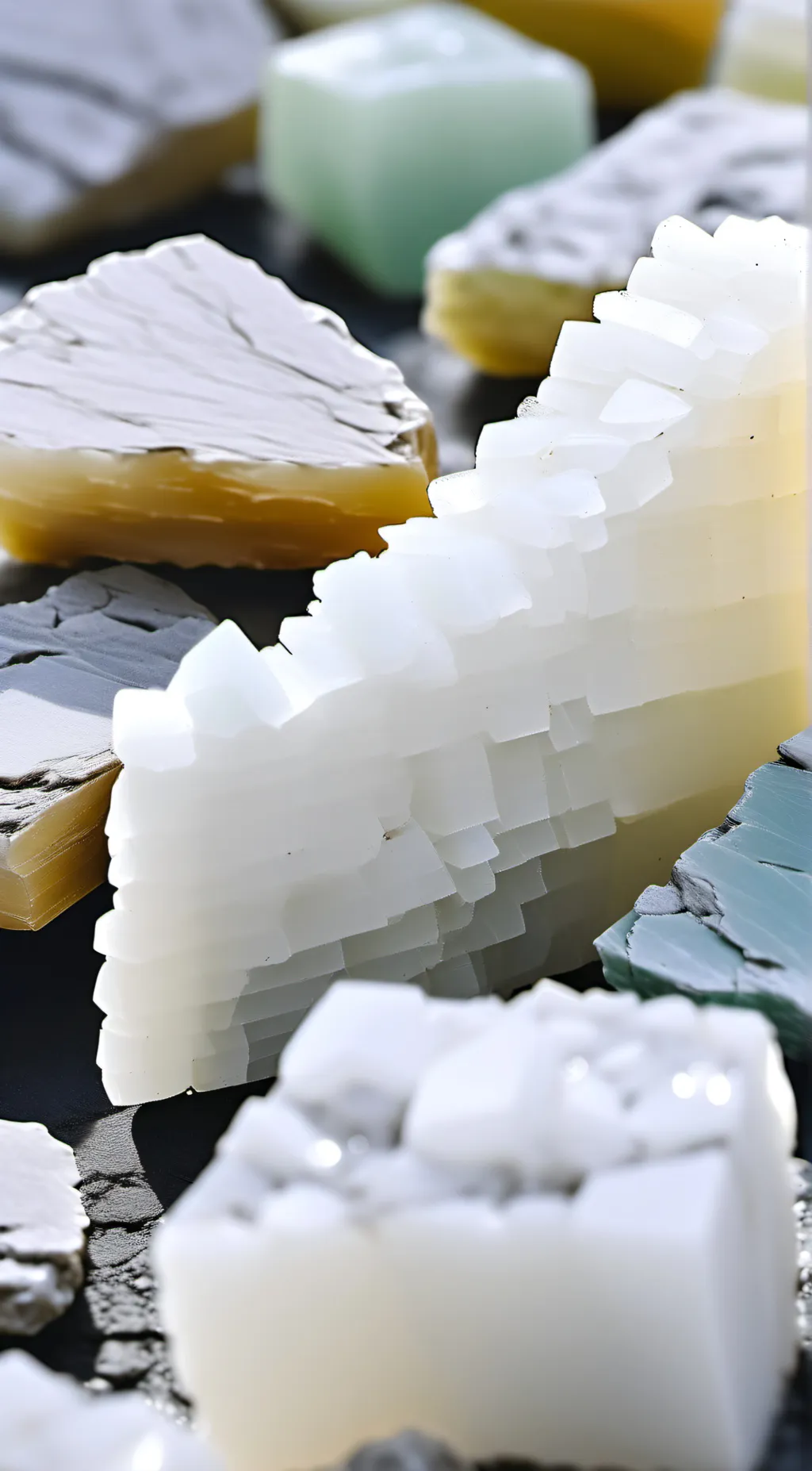 ai character: Calcite background