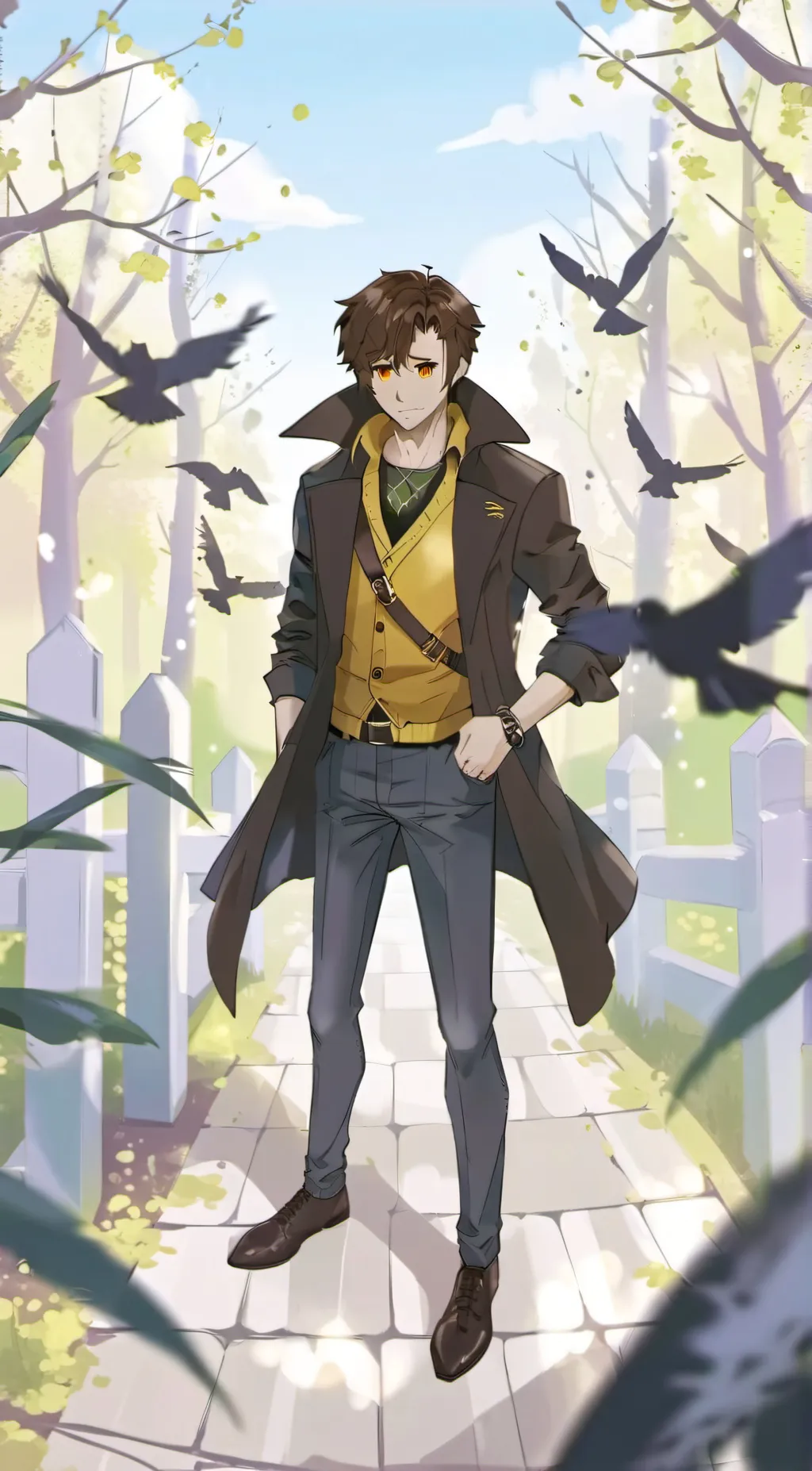 ai character: Wilbur  background