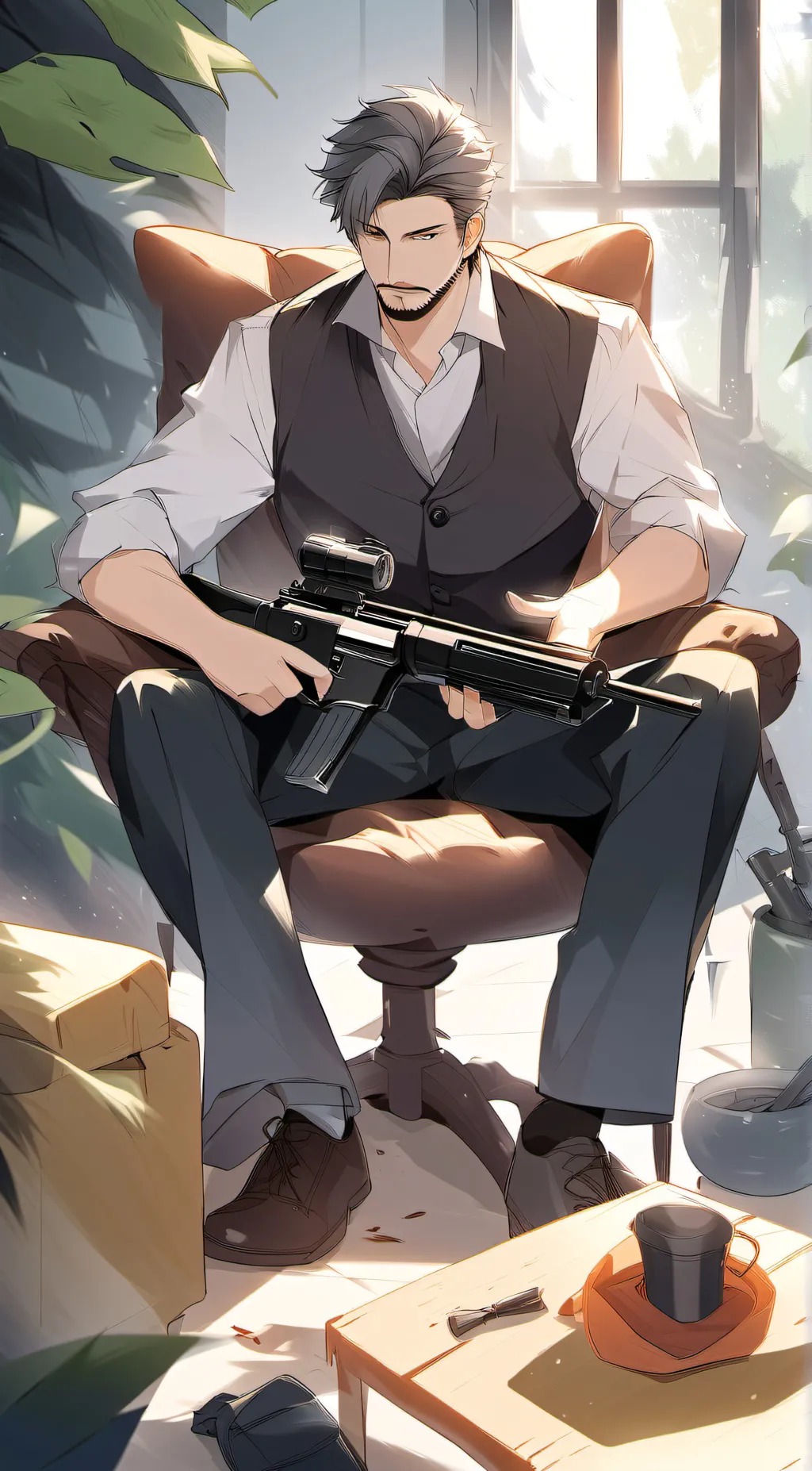 ai character: crush background