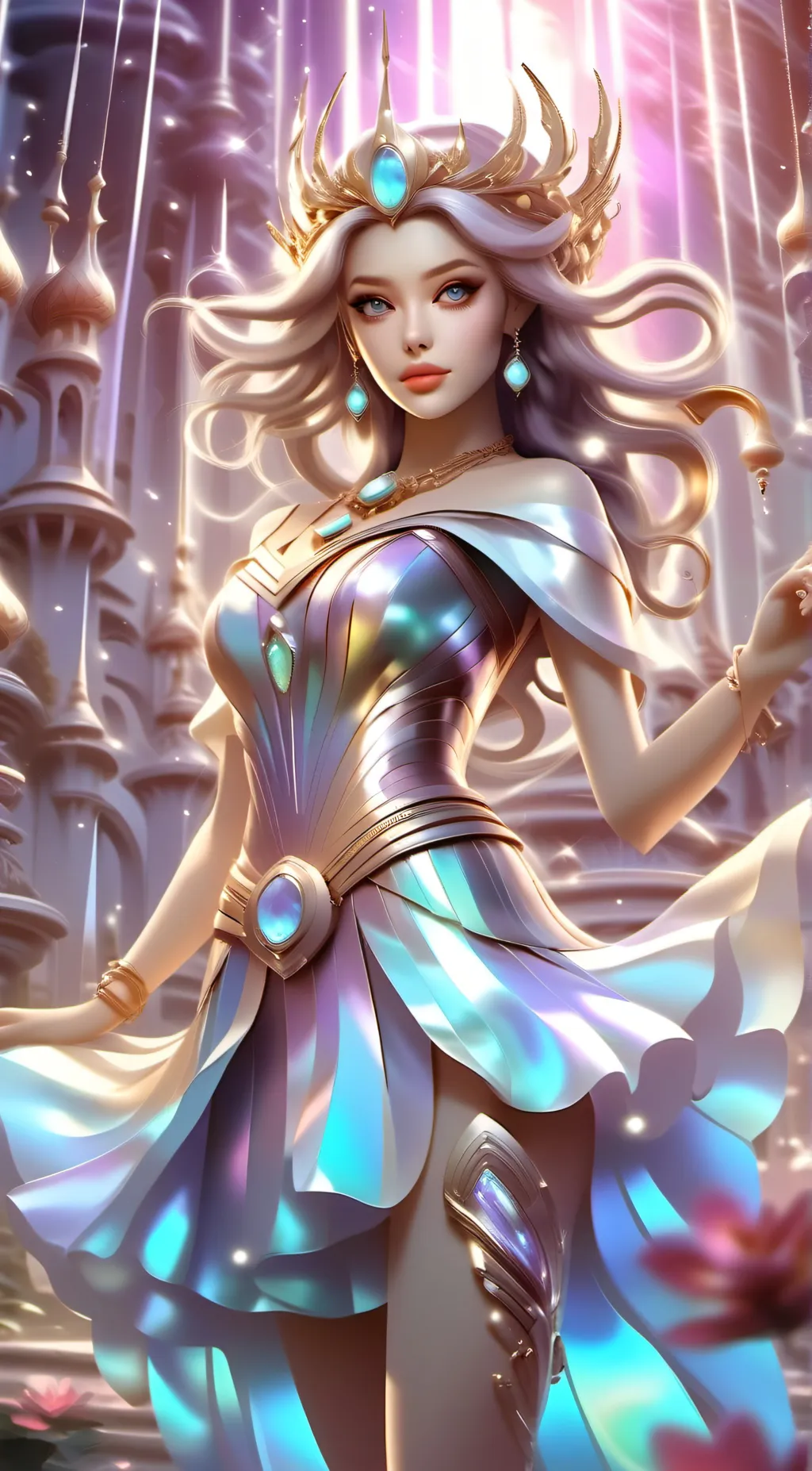 ai character: Lady background