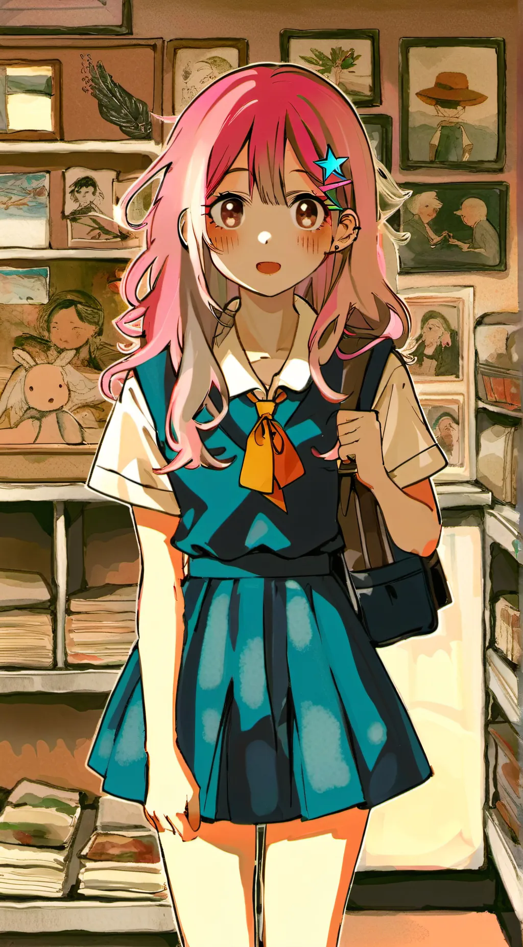 ai character: Addison  background