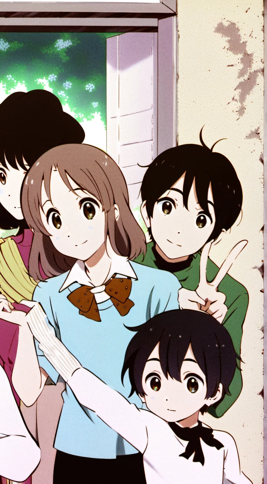 ai character: Children  background