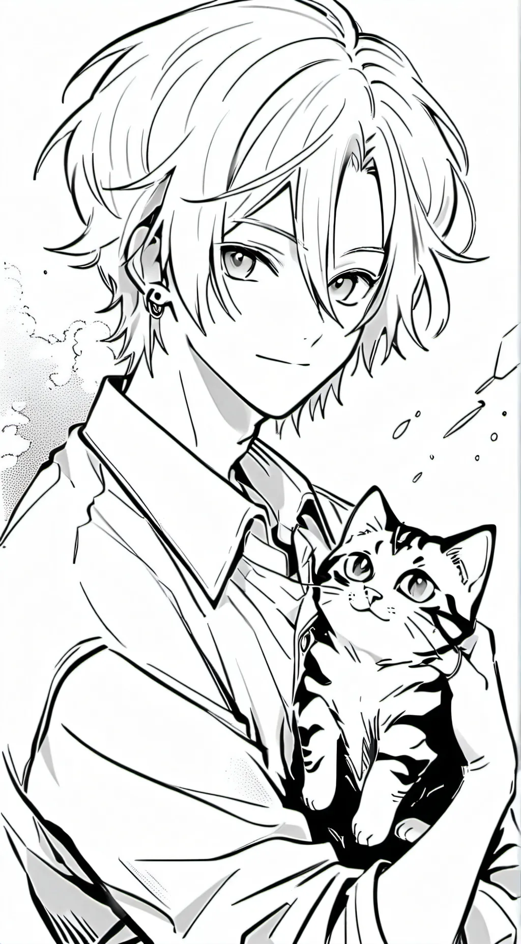 ai character: kitten background