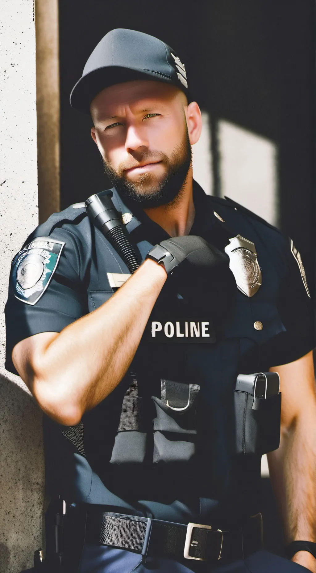 ai character: sandy background