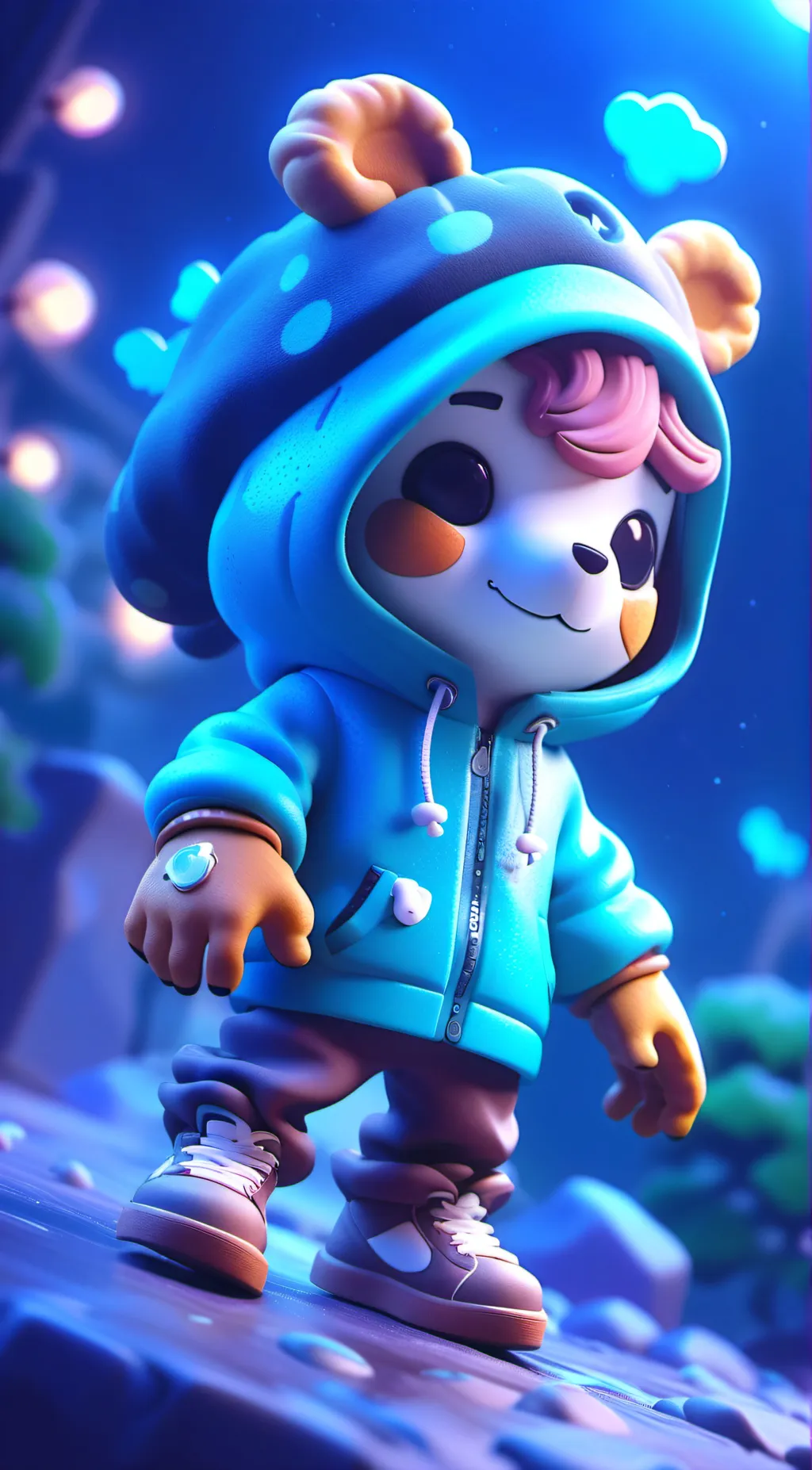 ai character: Lilly background