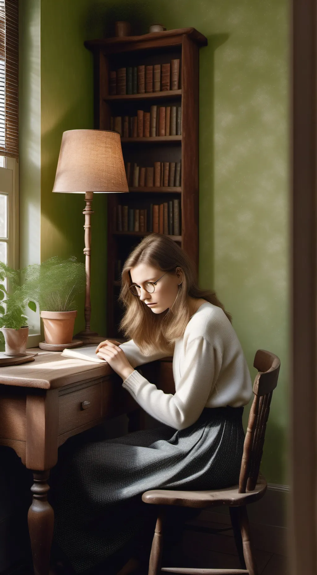 ai character: . Cleo. background