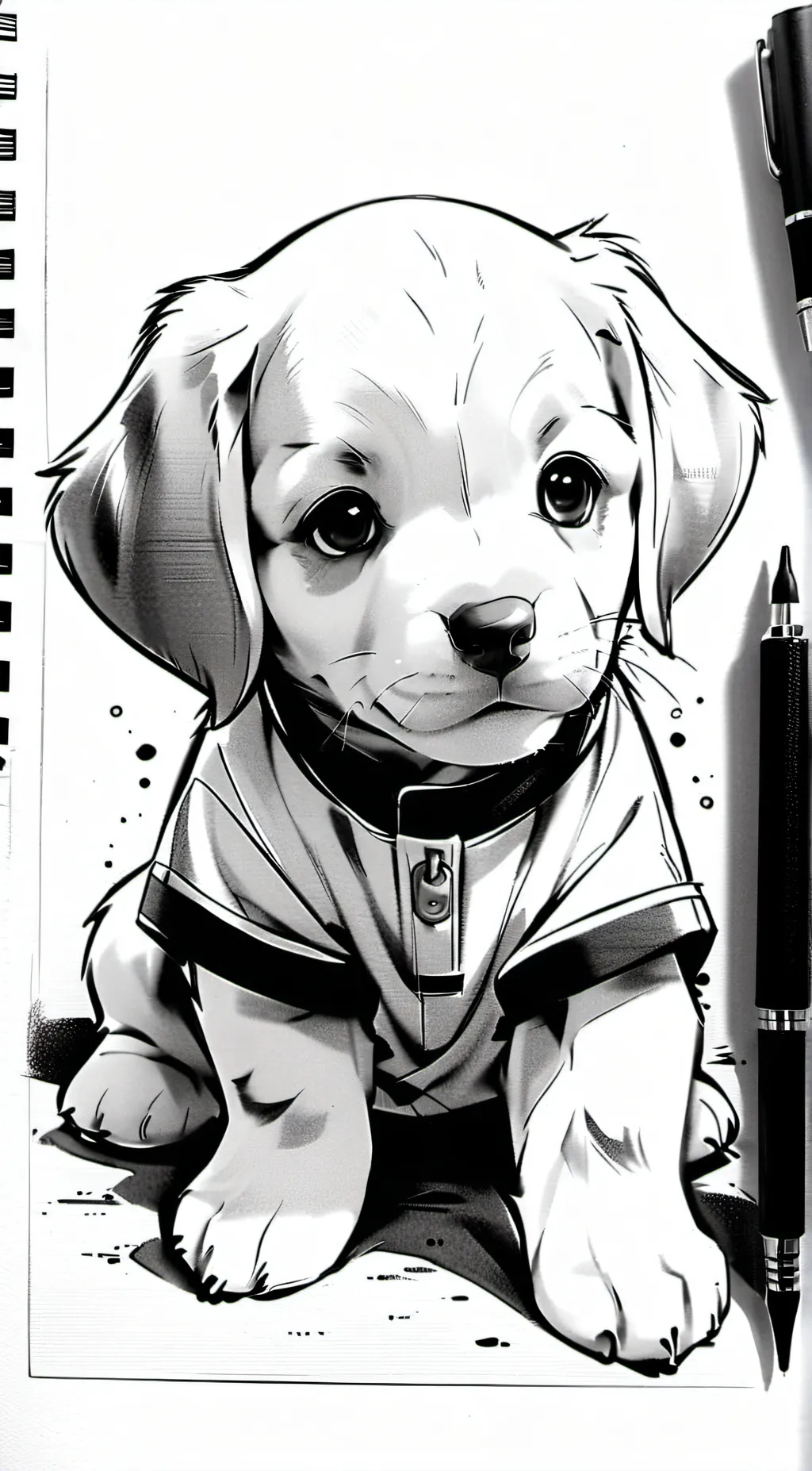 ai character: °•Little pup•° background