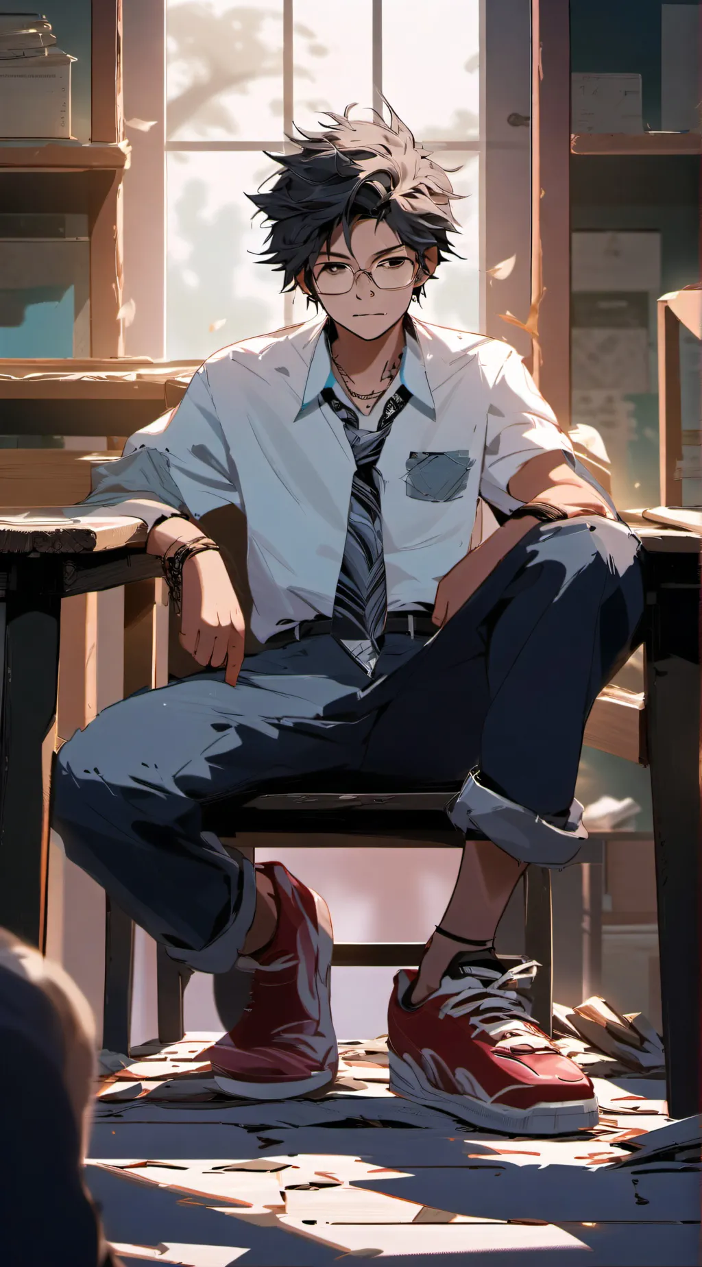 ai character: Charlie background