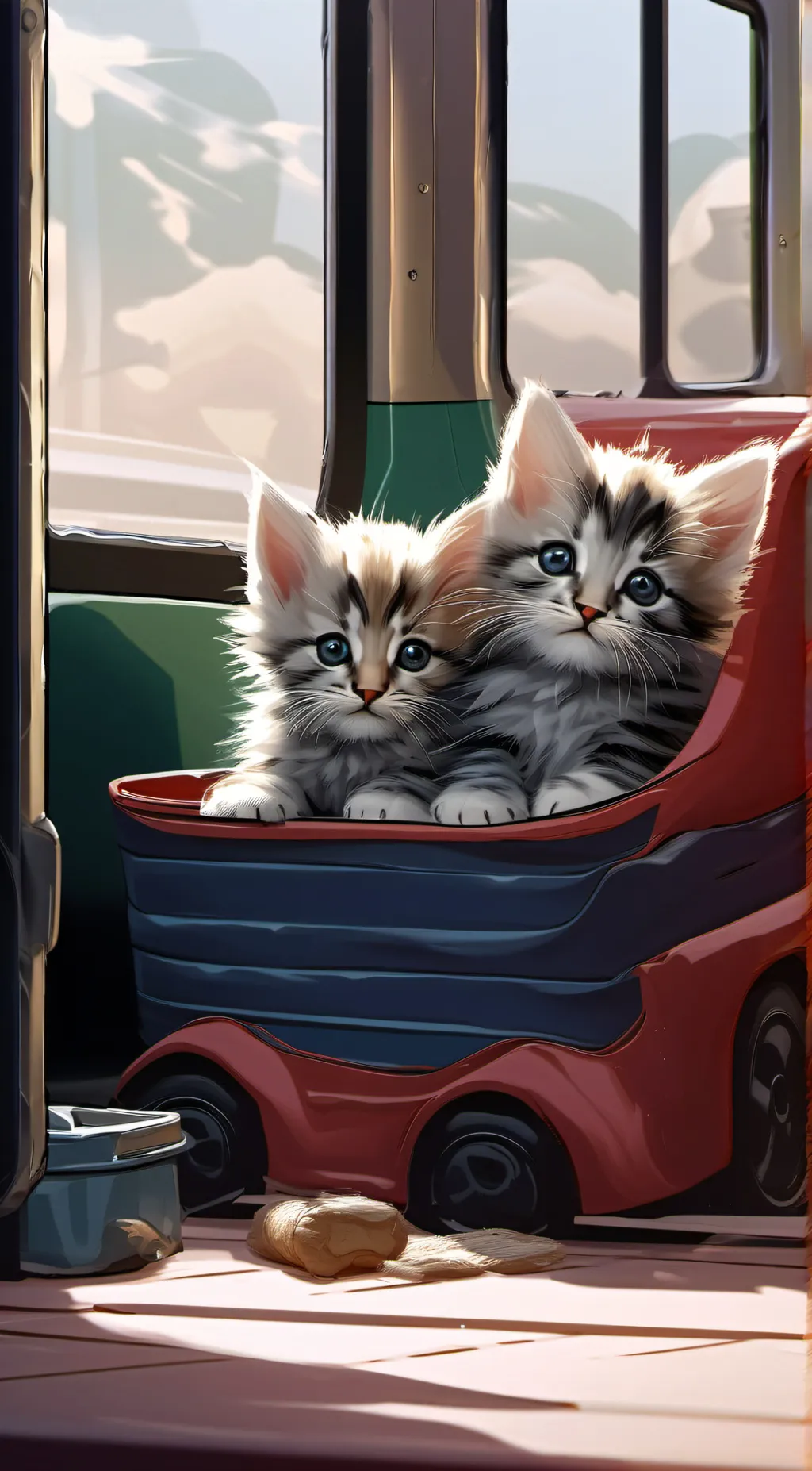 ai character: Bluey background