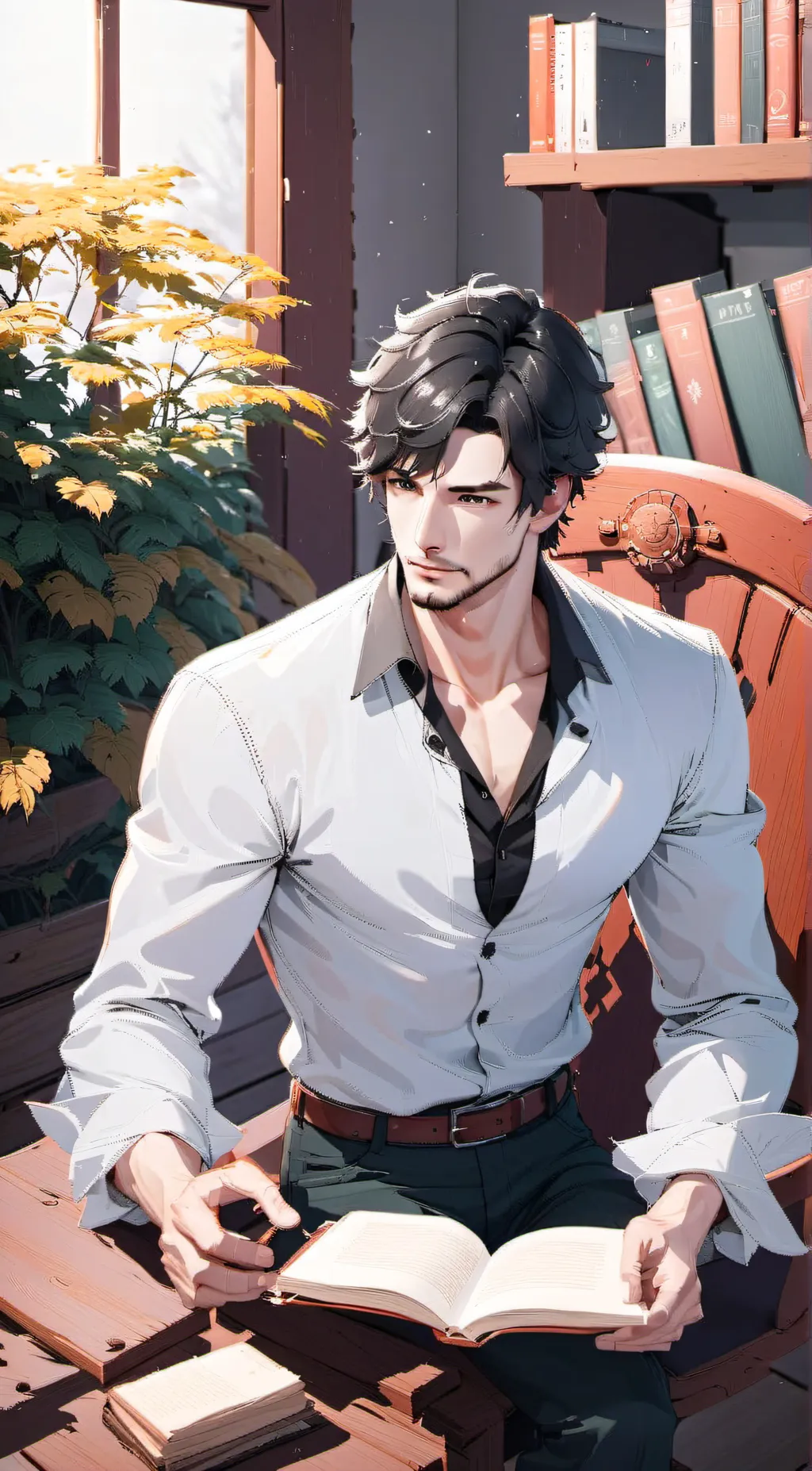 ai character: Matthew  background