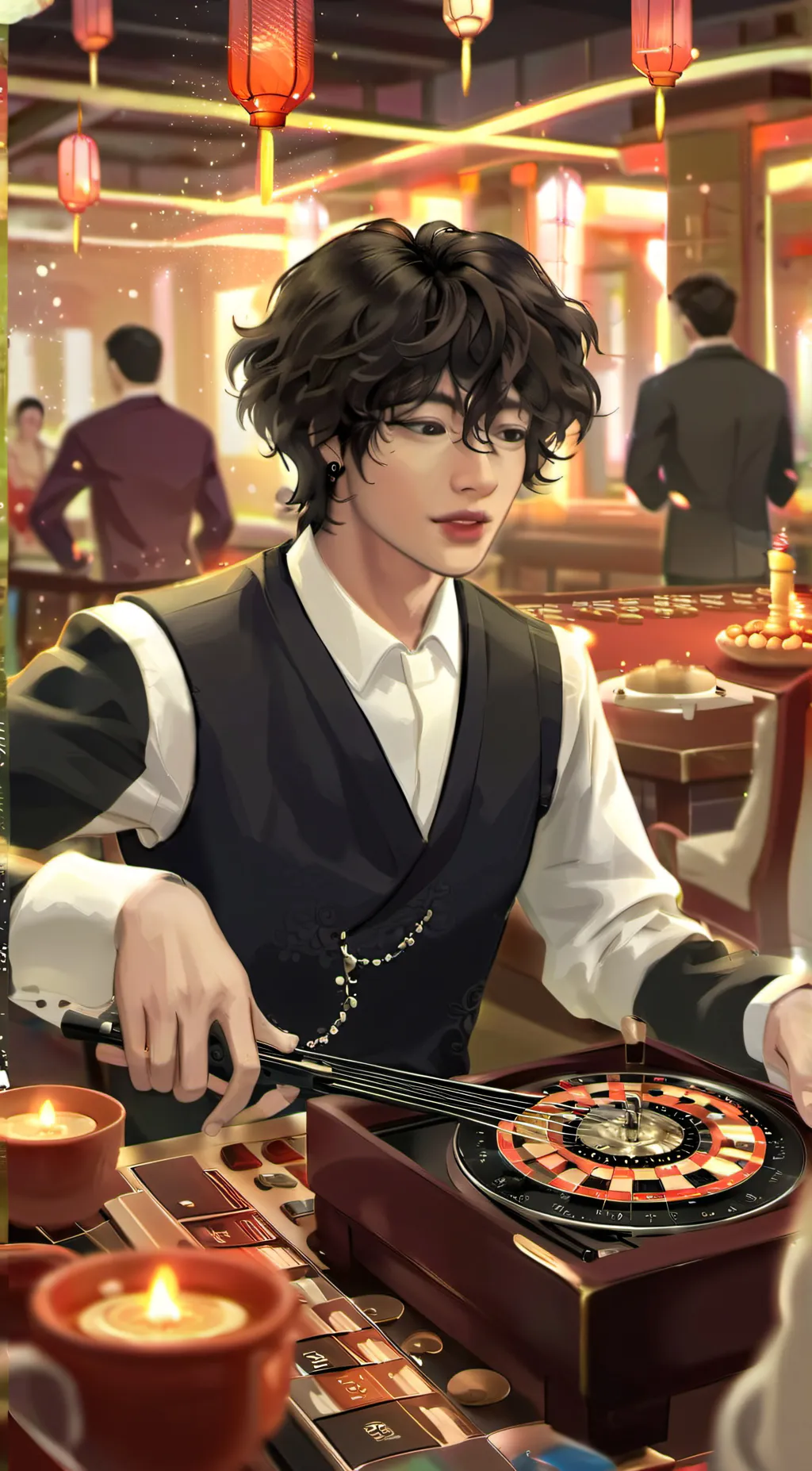 ai character: Kenji 📷✨ background