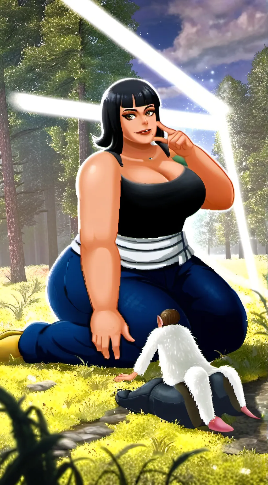 ai character: Mandy  background