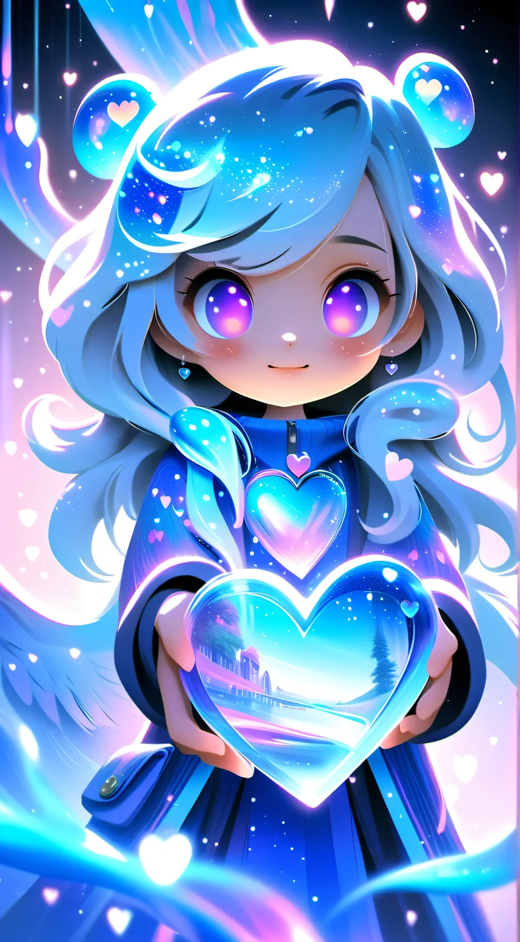 ai character: Olice ship!,♥️ background