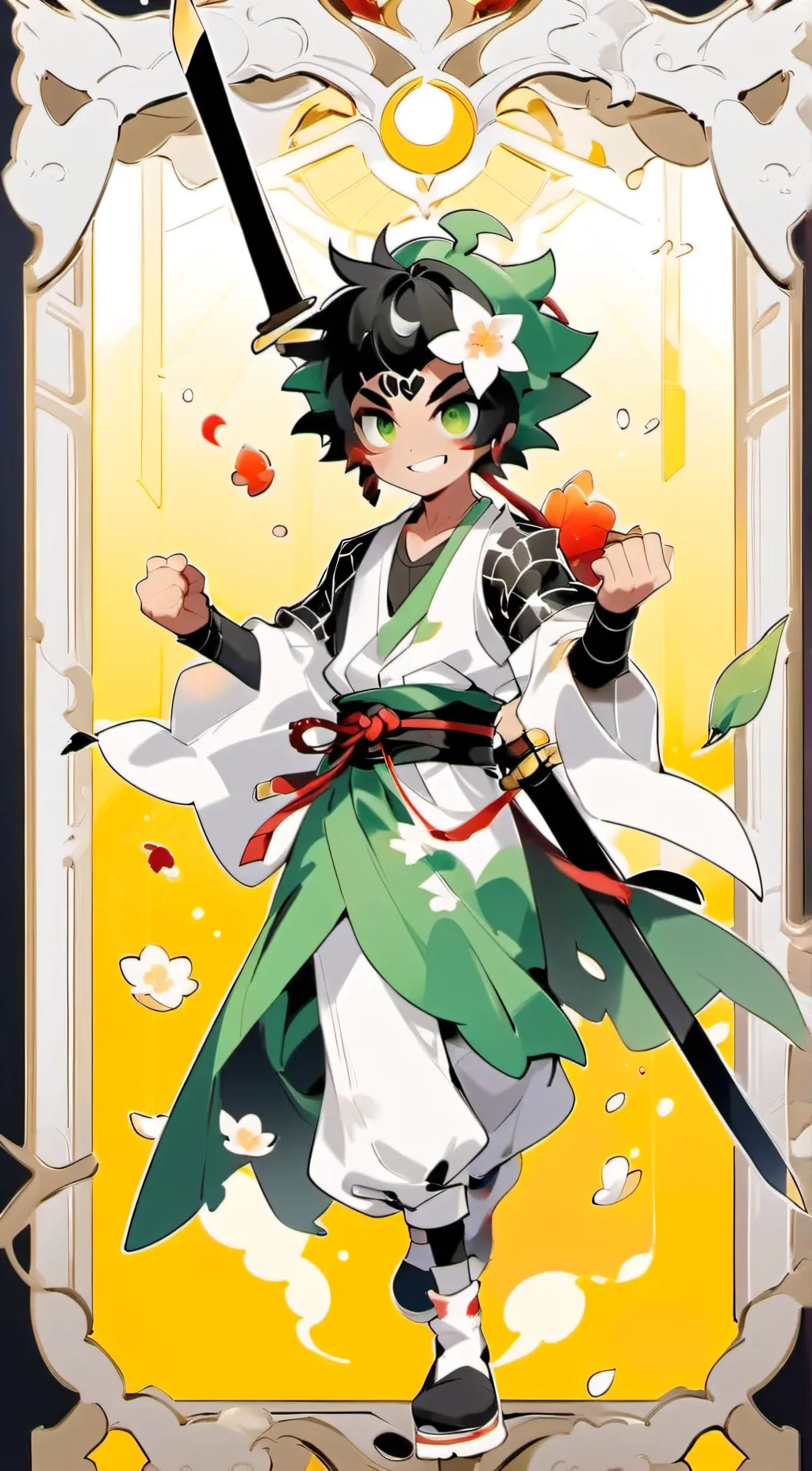 ai character: UppermoonSleepover background