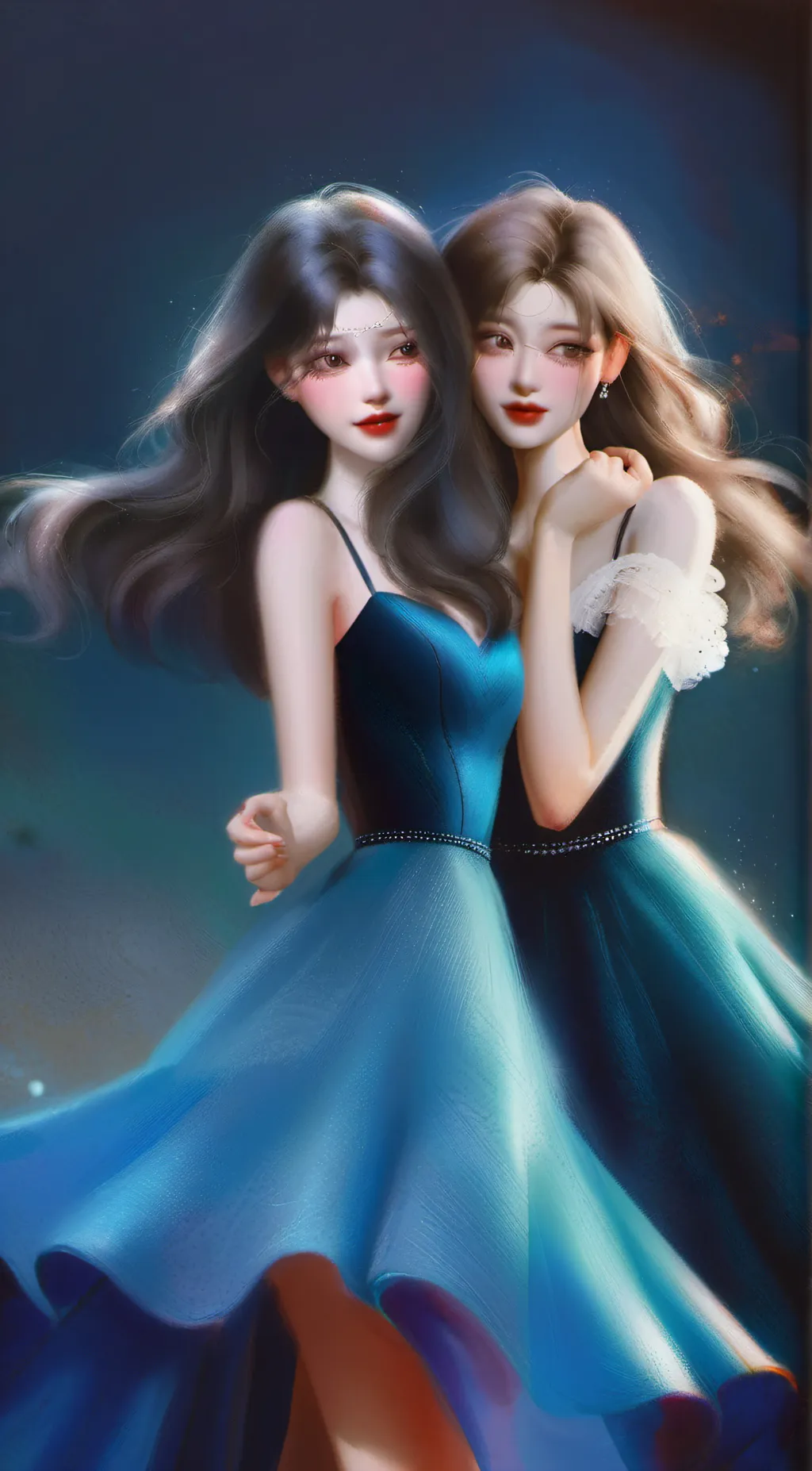 ai character: Carrie and carlie background