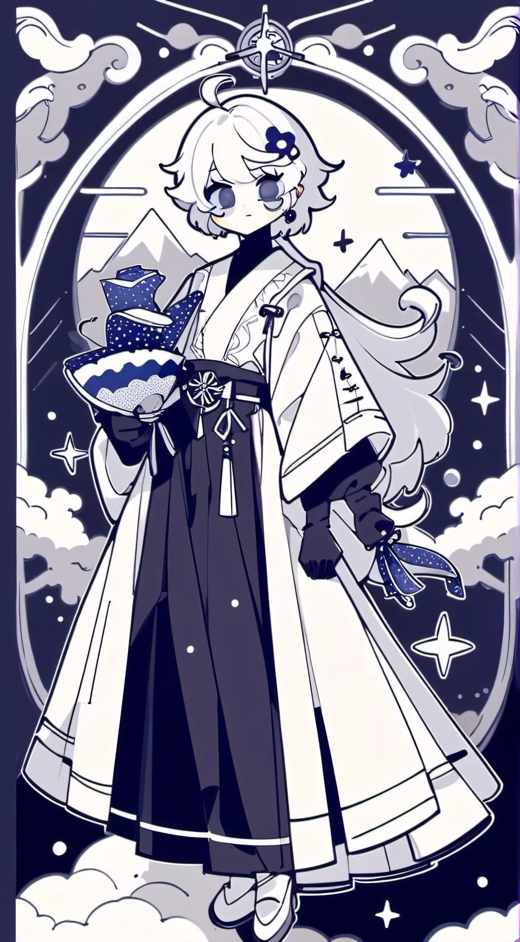 ai character: crafty corn  background