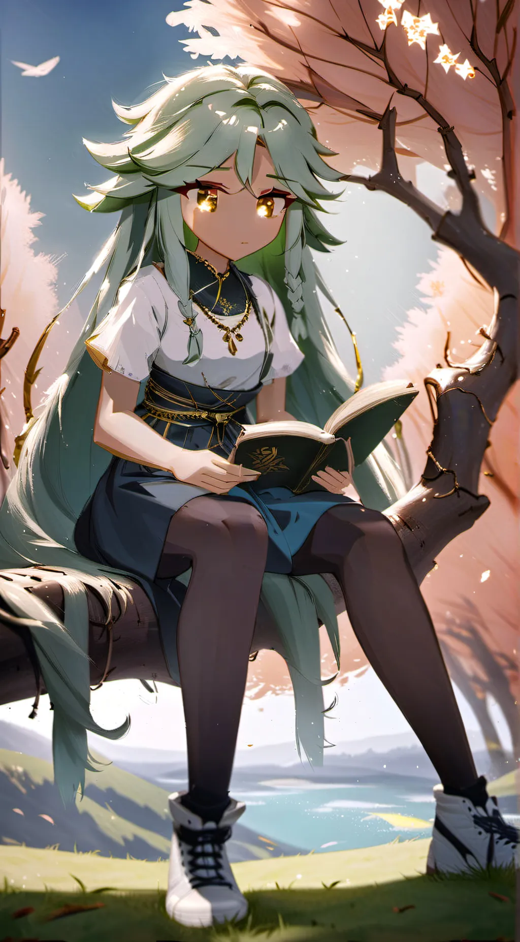 ai character: Oliva background