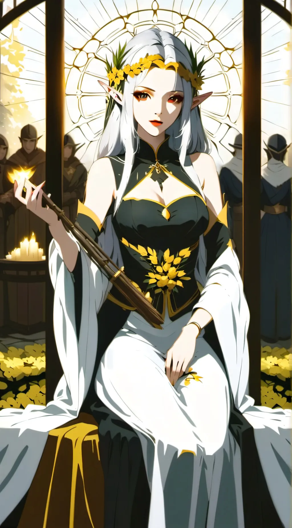 ai character: Elfie  background