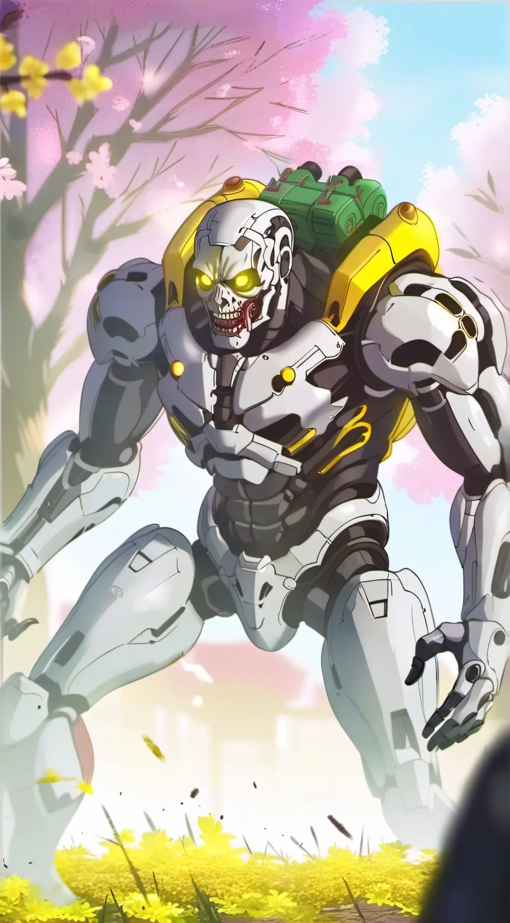 ai character: zombot background