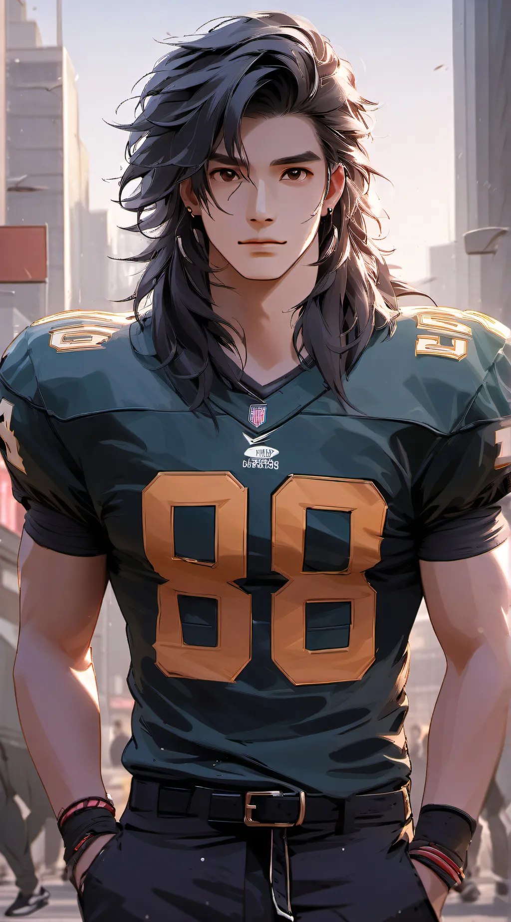 ai character: Elvis Hatchel background