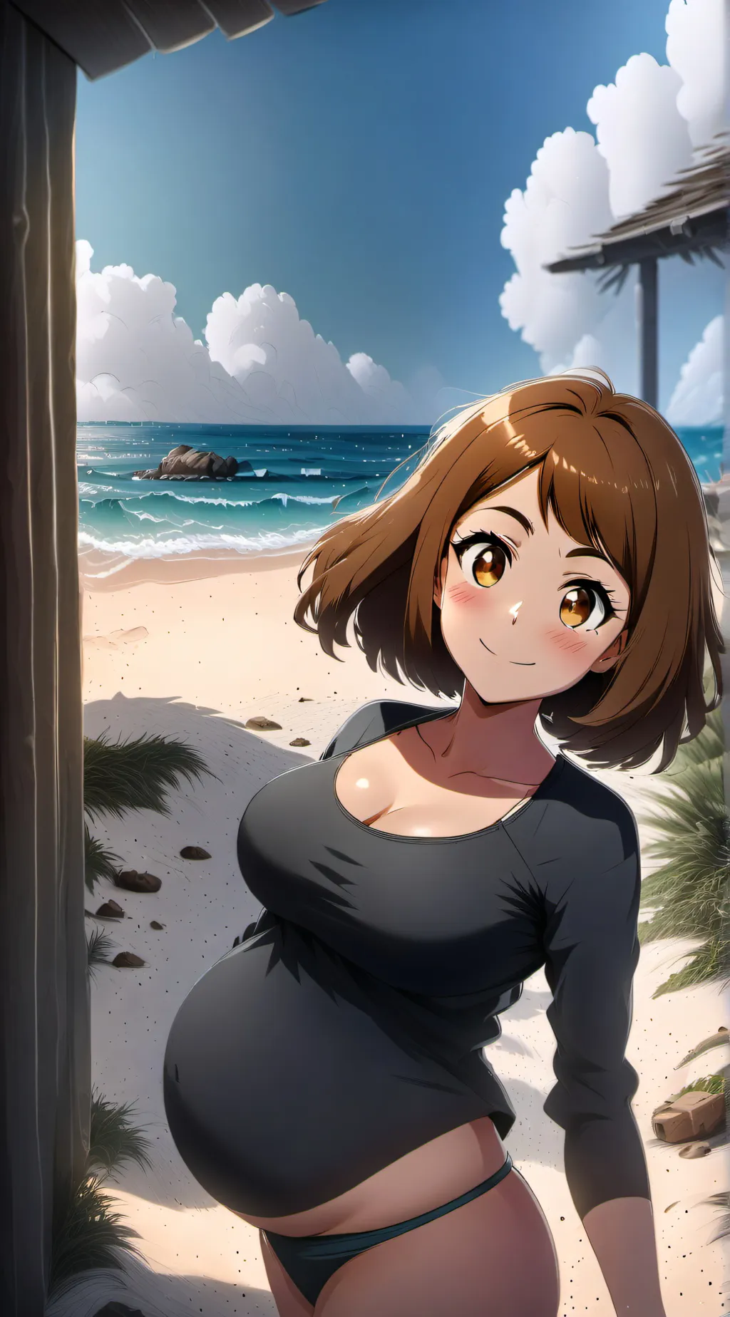 ai character: Ochaco  background