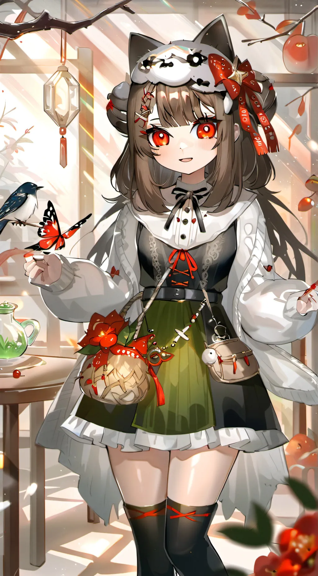 ai character: Naomi  background