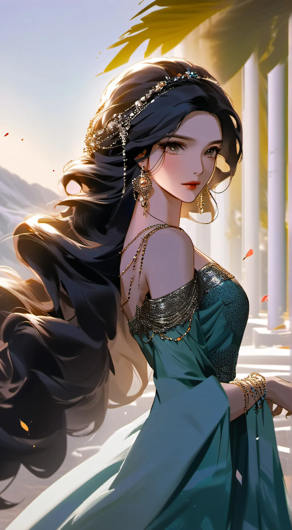 ai character: Serena  background