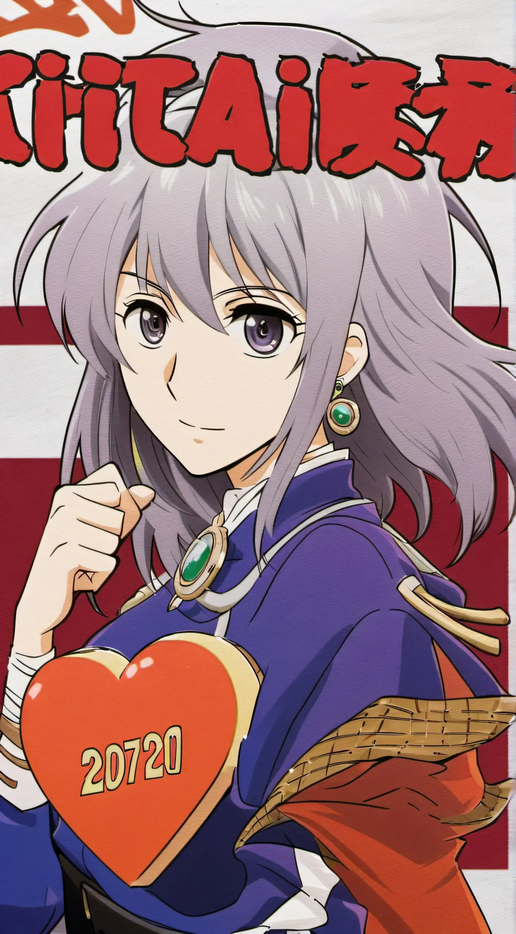 ai character: Anime Con background