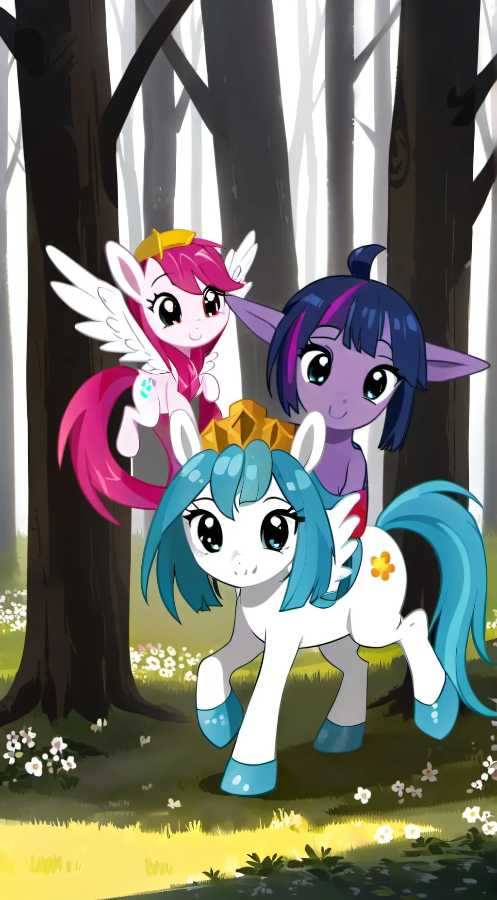 ai character: mlp the six mane background