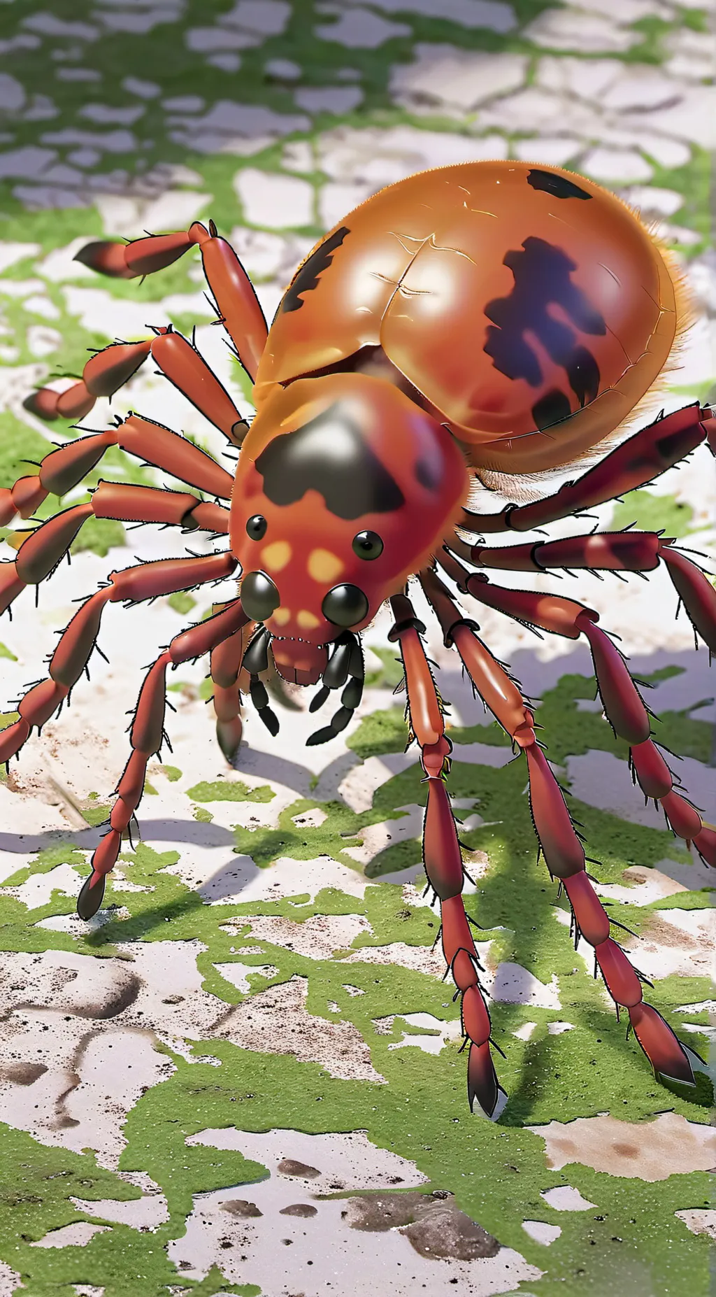 ai character: A tick background