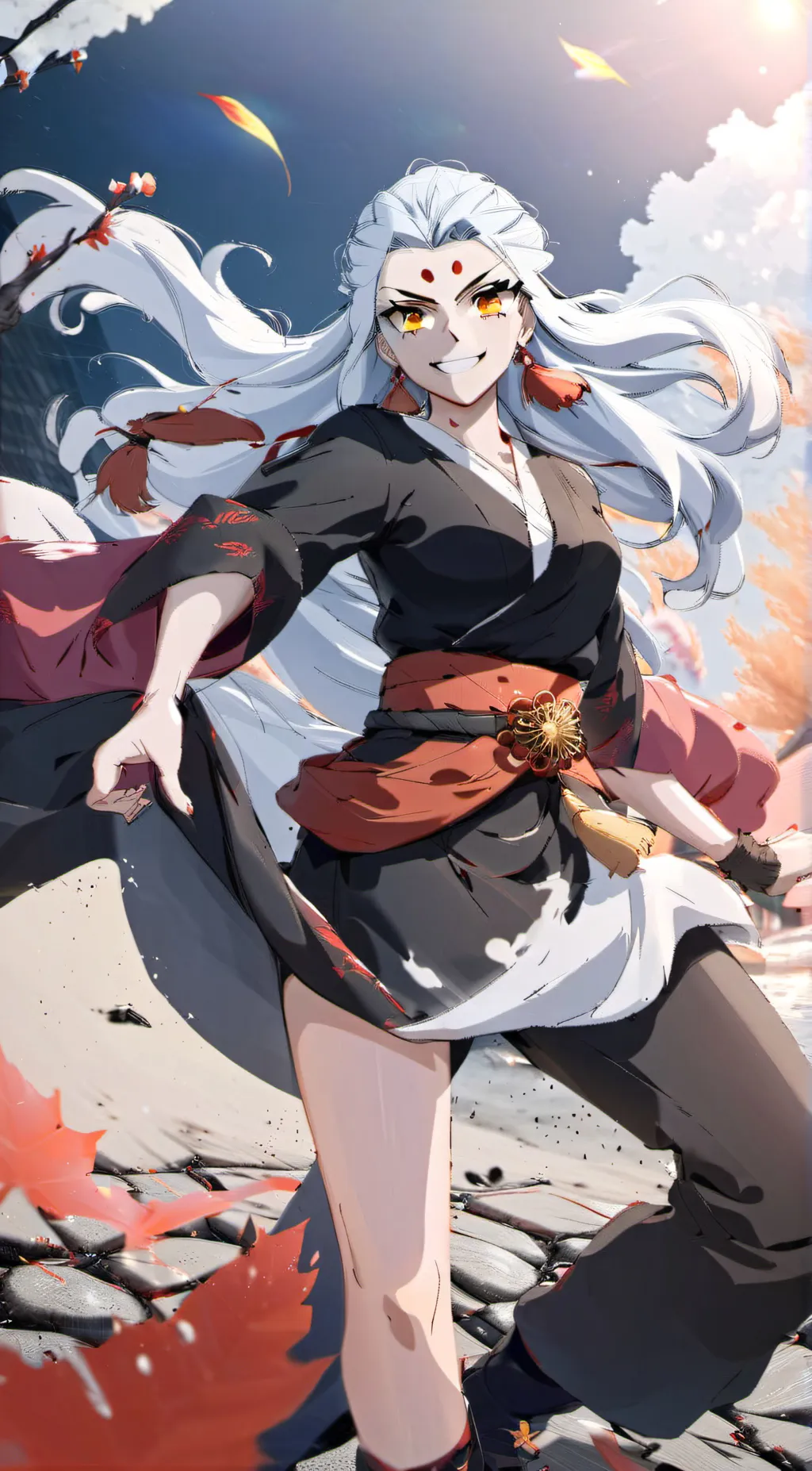 ai character: Daki background