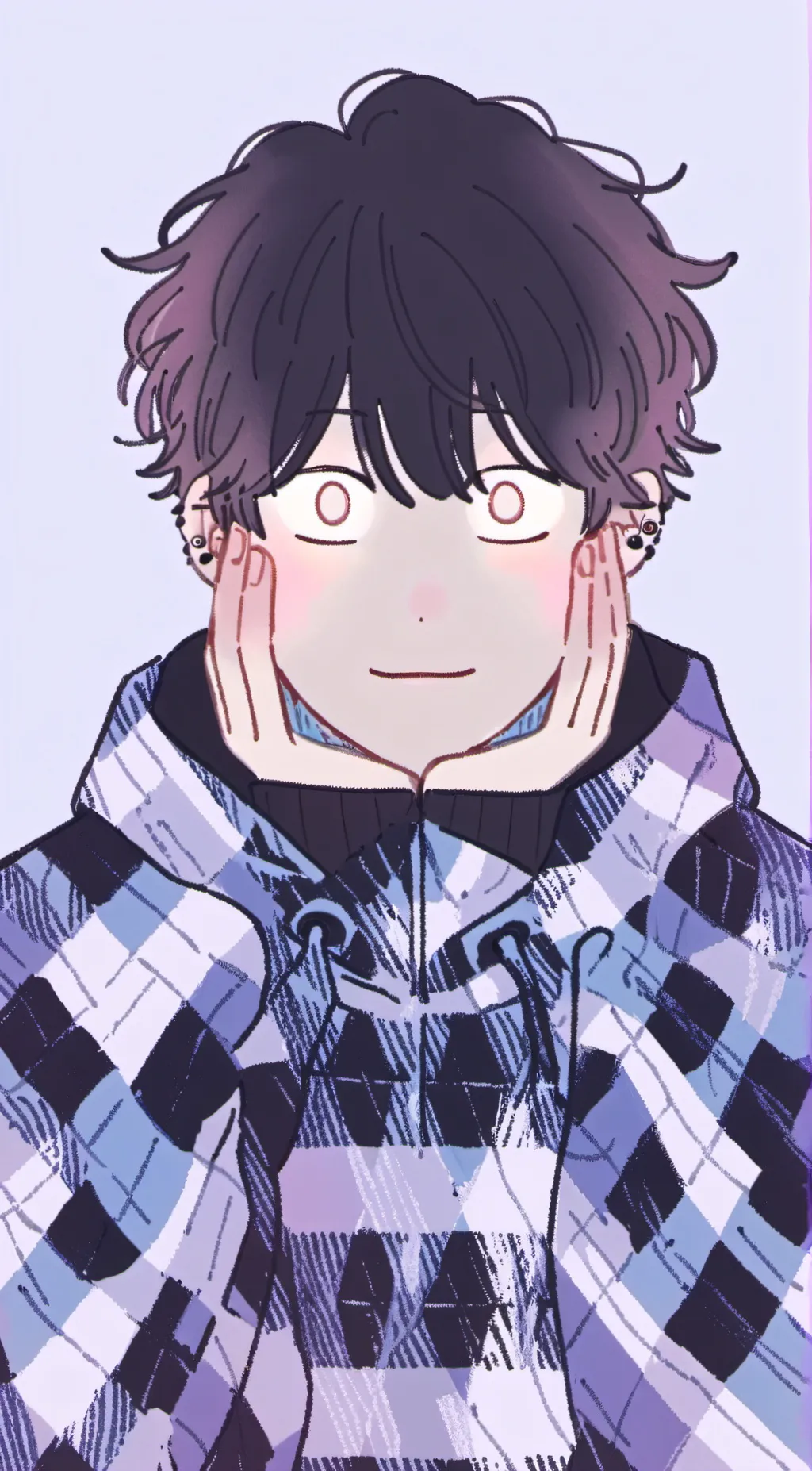 ai character: Embarrassment background