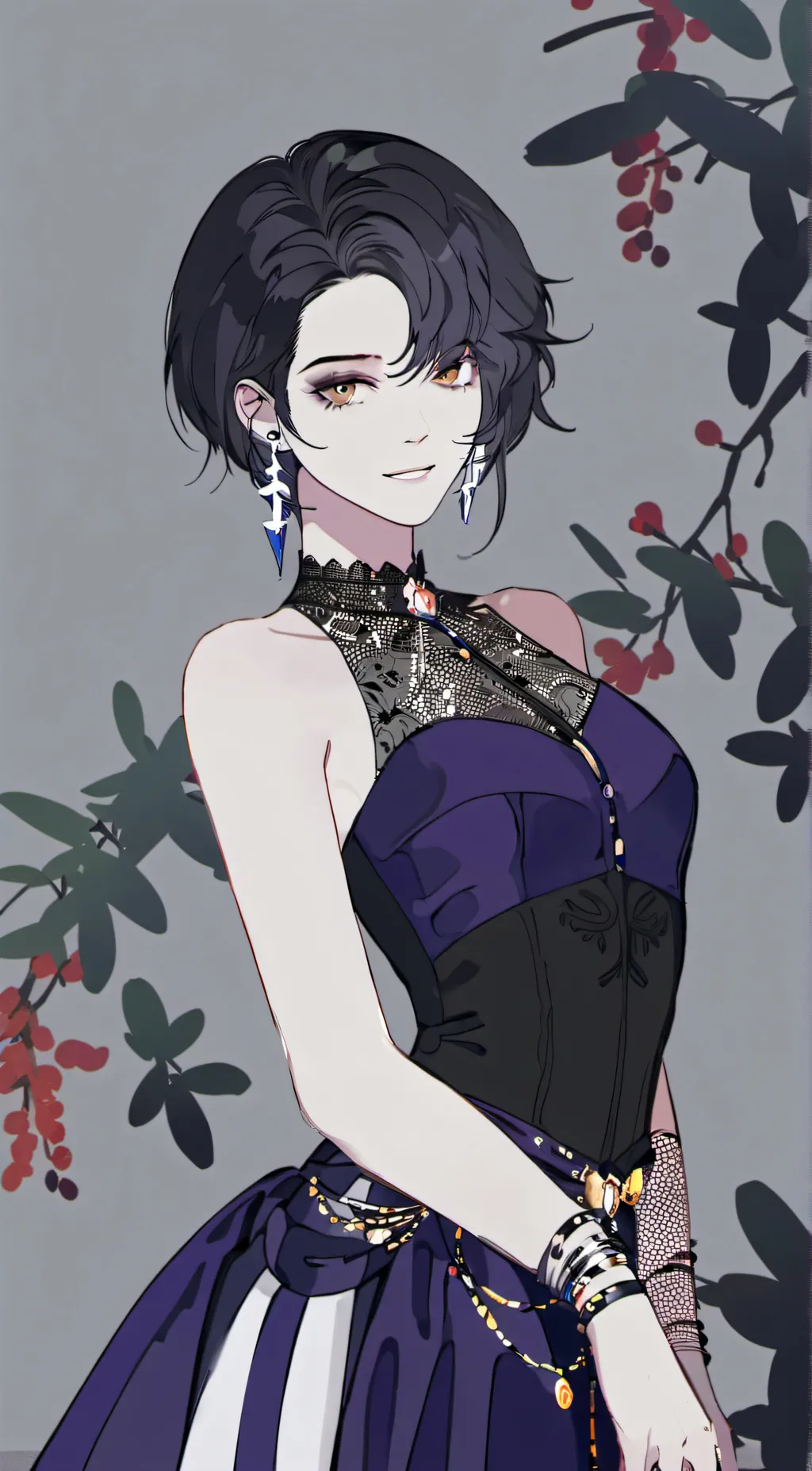 ai character: Crystal background