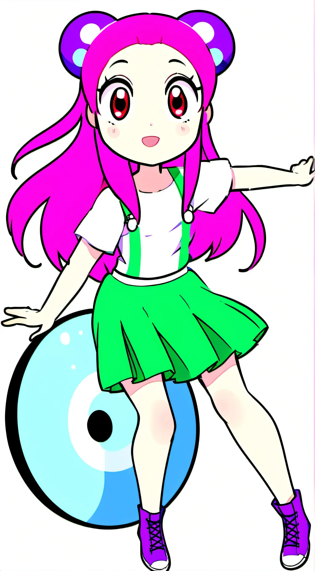 ai character: firelion  background